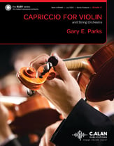 Capriccio for Violin and String Orchestra Orchestra sheet music cover